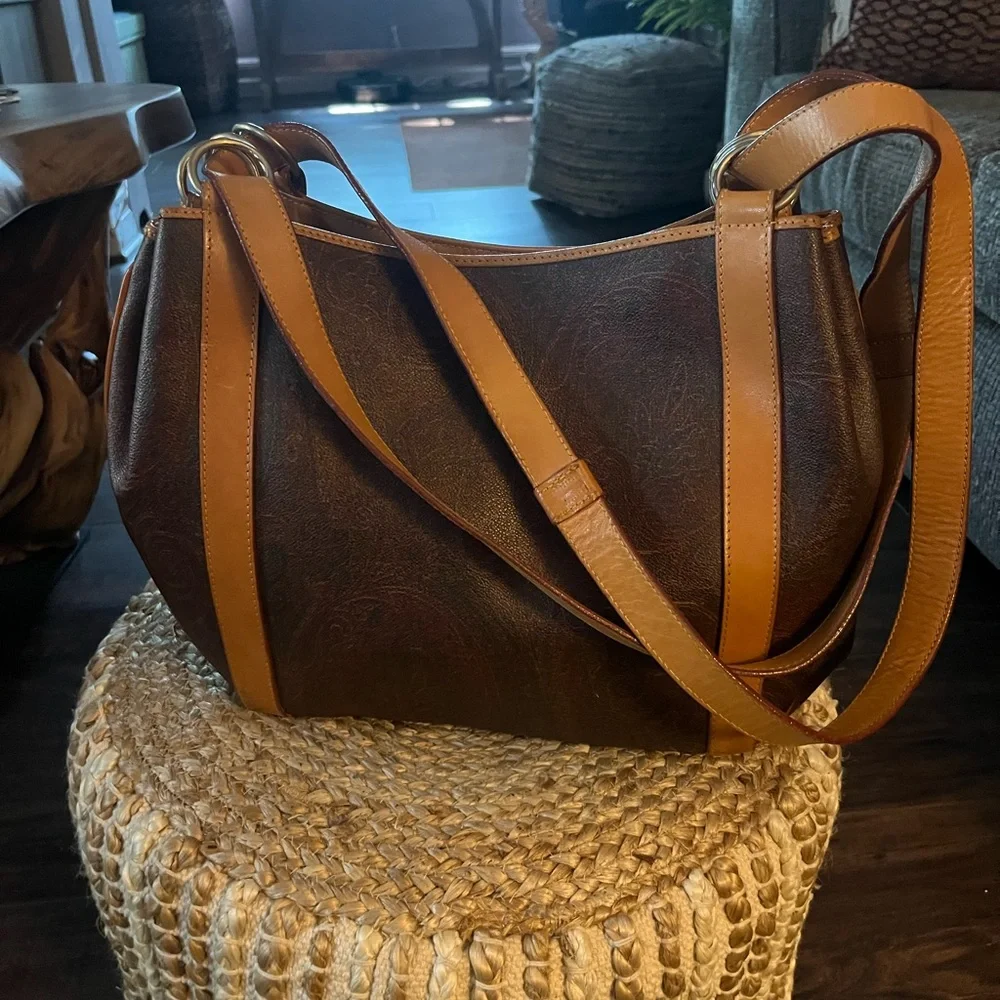 Etro Brown and Tan Women's Bag - Picture 10 of 12